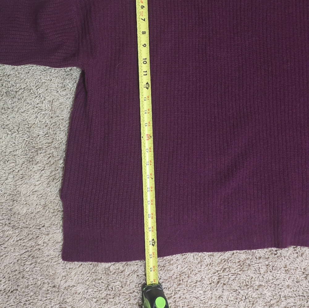 NWT Eileen Fischer Women's Purple Wool Sweater - Picture 11 of 13